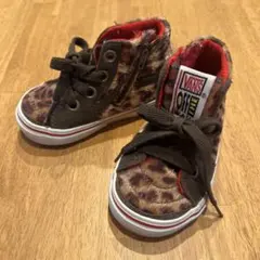 VANS レオパード柄 ハイカットスニーカー