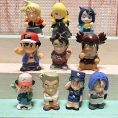 レア初期 ポケモンキッズ トレーナーキャラ等 10個セット 指人形 