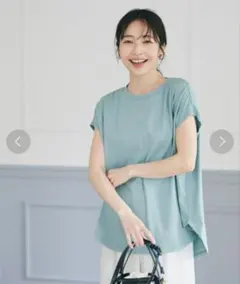 ＊coca＊ フレンチスリーブテールカットTシャツのサムネイル