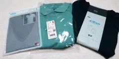 ユニクロ　エアリズムVネックシャツ　ポロシャツ　クルーネック　セット