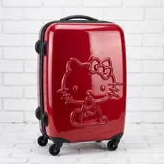 Hello Kitty サンリオ　キャリーケース スーツケース　赤　匿名発送のサムネイル