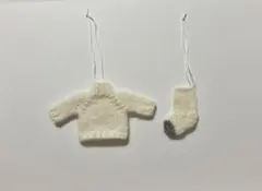 オーナメント 2点セット　ハンドメイド クリスマス