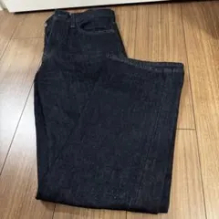 ユニクロ　jw anderson ストレートジーンズ　ネイビー