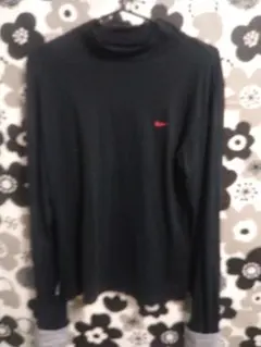 Nike ブラック 長袖 ハイネック シャツ着丈55身幅45