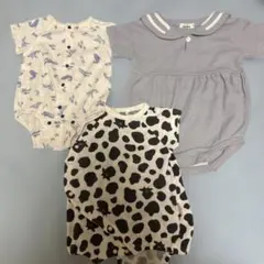ロンパース3点セット美品