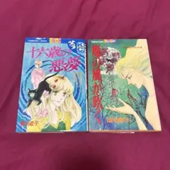 十六歳の悪夢 魔の風が吹く 少女漫画 2冊 菊川近子 成毛厚子