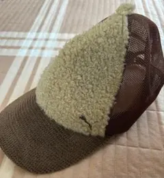 フリースメッシュキャップ ブラウン