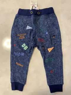 【新品タグ付き】DOUBLE B 刺繍入りパンツ 90cm