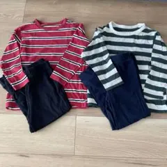 【2枚セット】ユニクロ　パジャマ　110