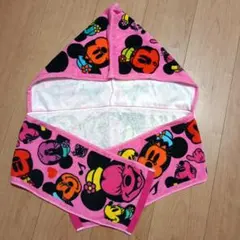 フード付き マフラータオル ミニーマウス