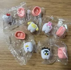 12☆ サンリオキャラクターズ　みんなでなっちゃお！ 歯 5種セット