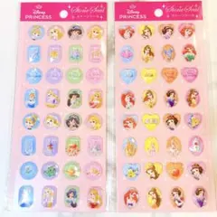 ストーンシール ディズニープリンセス ハート 立体 ぷっくり ボンドロ