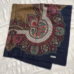Aquascutum ショール　ペイズリー　アクアスキュータム