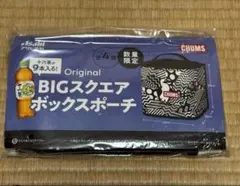 ②黒＊チャムスBIGスクエアボックスポーチ