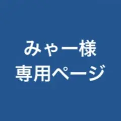 みゃー様 専用ページ
