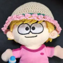 ハンドメイド　ちびぬいの帽子　　花