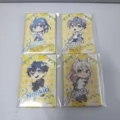 カラフルピーチ　ピンバッチ　４個セット