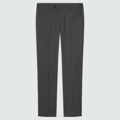 ユニクロ　感動パンツウルトラライト（ウールライク）ダークグレー系ウエスト91