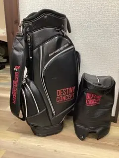 美品 DESTINY CONCEPT キャディバッグ カモフラ柄 ネイビー - メルカリ