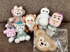 ダッフィー　ジェラトーニ　ベイマックス　ぬいぐるみ　バッジ　ストラップ　バズ