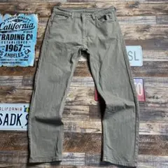 K*k様 Levi’s 505 W33 グレージュ カラーパンツ　ストレート　古