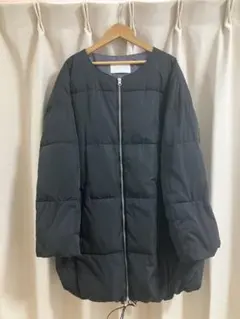 オーバーサイズ ブラック ダウンジャケット