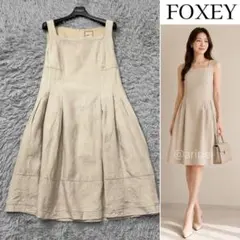 フォクシー 定価10万 リネンティアードワンピース Waltz クリーニング