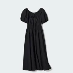 【匿名メルカリ便】UNIQLO ボリュームスリーブ ワンピース Sサイズのサムネイル