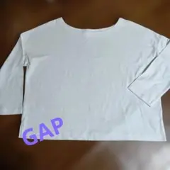 古着 GAP 長袖 カットソー ホワイト Mサイズのサムネイル