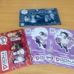 鬼滅 ピザーラ オリジナルシール 胡蝶しのぶ 3枚セット