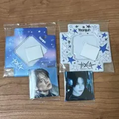 TXT ヨンジュン バンダイ ビジュアルスクエアフォトシールウィズ　ケース