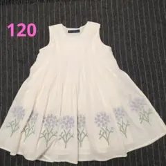 Little st. by s.t.closet刺繍ノースリーブワンピ120花柄