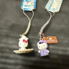 ハローキティ ご当地キティ ストラップ 2体セット