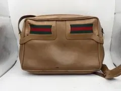 ヴィンテージ　オールドGUCCI ショルダーバッグ　シェリーライン