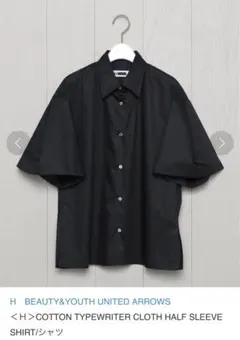 ＜Ｈ＞COTTON TYPEWRITER CLOTH HALF SHIRTのサムネイル