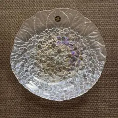 HOYAクリスタル紫陽花模様皿５枚セット