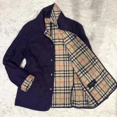 美品 BURBERRY LONDON キルティングジャケット ノバチェック
