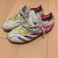 adidas Predator サッカーシューズ ホワイト/ピンク