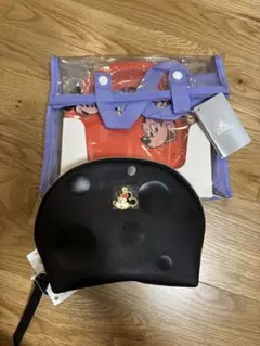 超お得セット！ディズニーストア　プレート&バッグセットとミニーポーチ