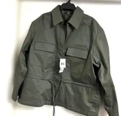 コットンブレンド　ドローストリングジャケット　ユニクロ