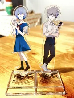 エヴァンゲリオン CoCo壱番屋コラボ　アクリルスタンド 綾波レイ　渚カヲル