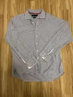 TOMMY HILFIGER チェック柄 長袖シャツ L