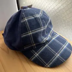 【無印良品】 メンズキャップ チェック柄のサムネイル