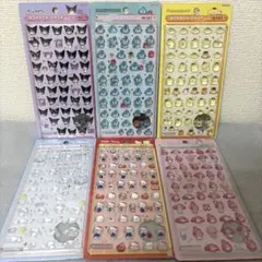 【正規品】ボンボンドロップシール　サンリオmini 6枚セット