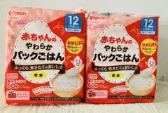 Pigeon 赤ちゃんのやわらかパックごはん 90g×6個✖️2袋のサムネイル