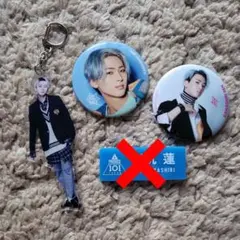 JO1川尻蓮  アクリルキーホルダー 缶バッチ