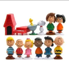 タイムセール 新品未使用スヌーピー PEANUTS ミニフィギュア 12個セット