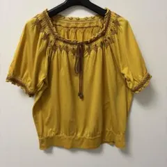 レリアン　刺繍入り半袖トップス　9号のサムネイル