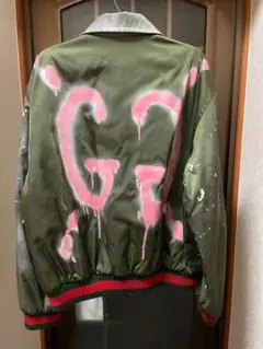 0028■　ミケーレ期　GUCCI　ボンバージャケット　ブルゾン　スカジャンのサムネイル