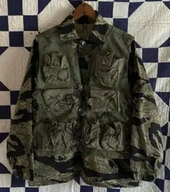 60s us army ベトナム戦争　ハンドペイント迷彩 ベスト　特殊部隊